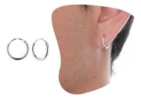 Brinco De Prata 925 Legitima Masculino 11Mm Argola Anime Brinco De Prata 925 Legitima Masculino 11Mm Argola Anime