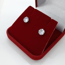 Brinco De Prata Com Pedra De Zircônia Bijou Art Brinco De Prata Com Pedra De Zircônia Bijou Art