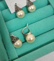 Brinco de Prata com Pérola, acompanha Certificado de Garantia Prata Legítima