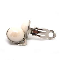 Brinco De Pressão Rios - Tietê Prateado Creme