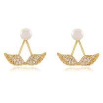 Brinco Delicado Ear Jacket - Design Asas Anjinhos