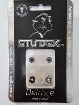 Brinco deluxe - daisy cristal azul prateado ld6049w Brinco deluxe - daisy cristal azul prateado ld6049w