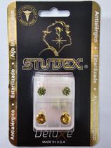 Brinco deluxe - daisy verde com amarelo dourado ld6811y Brinco deluxe - daisy verde com amarelo dourado ld6811y