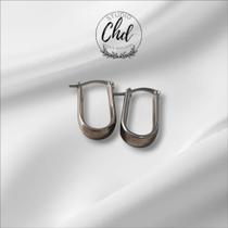 BRINCO DEMMI_ Brinco Argola Lisa Abaulada_Aço Inox BRINCO DEMMI_ Brinco Argola Lisa Abaulada_Aço Inox