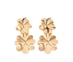 Brinco duas flores Brinco duas flores