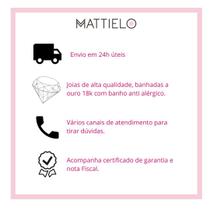 Brinco Duplo Quadrados com Corrente de Bolinhas Banhado a Ouro Brinco Duplo Quadrados com Corrente de Bolinhas Banhado a Ouro