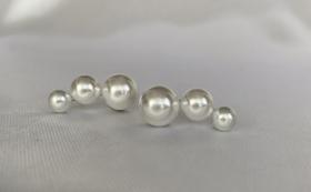 Brinco ear cuff 3 perolas