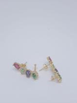 Brinco ear cuff banhado a Ouro Corais