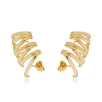 Brinco Ear Cuff Banhado a Ouro (SEMIJOIA)