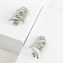 Brinco Ear Cuff Banhado a Prata (SEMIJOIA) Brinco Ear Cuff Banhado a Prata (SEMIJOIA)