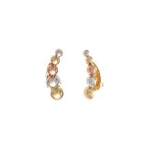 Brinco Ear Cuff Com 5 Bolas Lisas Brinco Ear Cuff Com 5 Bolas Lisas