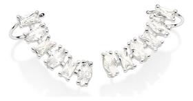 Brinco Ear Cuff Com Piercing De Pressão Cra 820133