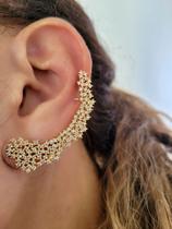 Brinco ear cuff com zircônias. BBIJU001601