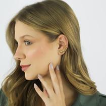 Brinco Ear Cuff - Coração - Ouro 18k