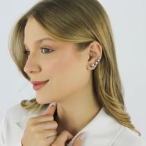 Brinco Ear Cuff - Coração - Prateado