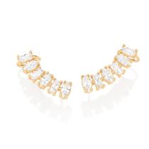 Brinco Ear Cuff Feminino Rommanel Banhado Ouro 18k Feminino Rommanel