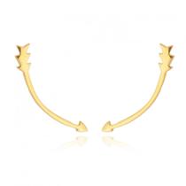 Brinco Ear Cuff Flecha de Semijoia