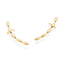 Brinco ear cuff folheado a ouro 527065 Rommanel Brinco ear cuff folheado a ouro 527065 Rommanel