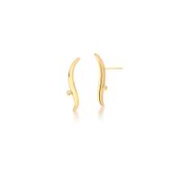 Brinco ear cuff ondulado com ponto de luz Brinco ear cuff ondulado com ponto de luz