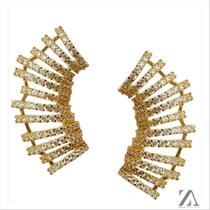 Brinco Ear Cuff Zircônias