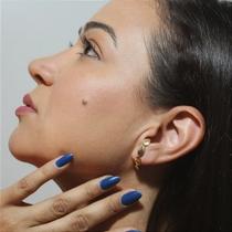 Brinco Ear Hook 4 Gotas Banhado a Ouro 18K