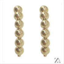 Brinco Ear Hook Bolas LIsas