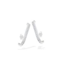 Brinco Ear Hook Cravejada