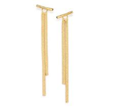 Brinco ear jacket folheado a ouro Brinco ear jacket folheado a ouro