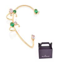 Brinco Ear Wrap Banhado A Ouro com Zircônia 526981 Rommanel Brinco Ear Wrap Banhado A Ouro com Zircônia 526981 Rommanel