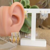 Brinco EarCuff Cravejado : 08.5011 DOURADO