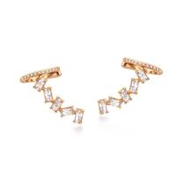 Brinco EarCuff de Prata Rosé