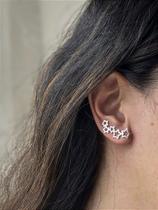 Brinco Earcuff Shiny Sky - Banhado a Ródio