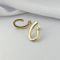 Brinco Elegance Design Abstrato - Banhando em Ouro 18k Brinco Elegance Design Abstrato - Banhando em Ouro 18k