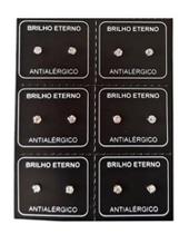 Brinco em Aço Inox Kit com 6 Pares Brinco em Aço Inox Kit com 6 Pares