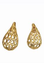 Brinco em forma de gota ouro 18k amarelo .Rosangela lima joias Brinco em forma de gota ouro 18k amarelo .Rosangela lima joias