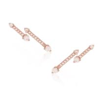 Brinco em Formato de Flecha Serena - Design Moderno e Sofisticado