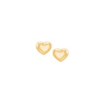 Brinco em Ouro 18K Coração Liso 5 mm - AU5343