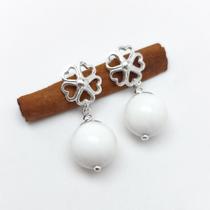 Brinco em prata com Madrepérola 0103814B0052 Prata925 Madrepérola