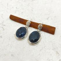 Brinco em prata com Sodalita 0103122B0031 Prata925 sodalita