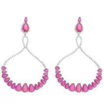 Brinco em Prata Rubi Fusion Brinco em Prata Rubi Fusion