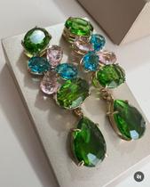 Brinco em zircônia Brinco em zircônia