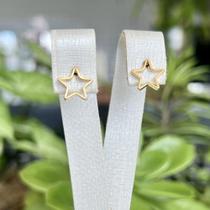 Brinco Estrela Referência 08.4819 Dourado Brinco Estrela Referência 08.4819 Dourado