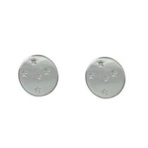 Brinco estrelas cruzeiro prata 925