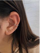 Brinco Fake Correntes Prata 925 Brinco Fake Correntes Prata 925