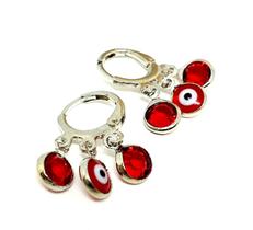 Brinco Fecho Click Folheado Rhodium 18k Argolinha Semijoia Brinco Fecho Click Folheado Rhodium 18k Argolinha Semijoia