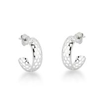 Brinco Feminino Argola de Tarraxa Pequena Aço Inoxidável