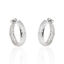 Brinco Feminino Argola Tarraxa Básico Aço Inox Antialérgico