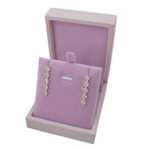 Brinco Feminino Banhado a Ouro Pendurado Com Zircônia Bijou Art