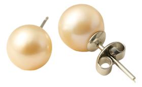 Brinco Feminino De Prata Pura 925 Pérola Pequena 4mm