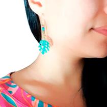 Brinco Feminino Delicado Dangle Vintage Mandala Indi Folha Brinco Feminino Delicado Dangle Vintage Mandala Indi Folha